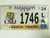 2011 Mississippi LSU Geaux Tigers License Plate 1746 LA