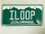 Colorado License Plate ILOOP Vanity
