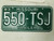 1983 Missouri Trailer License Plate 550-TSJ