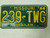 1986 Missouri Trailer License Plate 239-TWG
