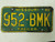 1990 Missouri Trailer License Plate 952-BMK