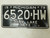 1979 Michigan Great Lake State License Plate 6520-HW