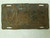 1942 Panama License Plate 14-525