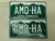 Colorado Denver County License Plate AMD-HA Pair