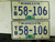 1979 Minnesota License Plate 58-106 Pair