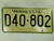 Minnesota Dealer License Plate D40-802