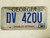 2016 Georgia Disabled Veteran License Plate DV 420U Weed Pot Marijuana