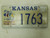 Kansas Children's Trust Fund License Plate 1763