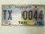 2011 Mississippi Taxi License Plate TX 0044