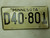 Minnesota Dealer Plate D40-801