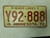 1970 Minnesota 10,000 License Plate Y92-888 Triple Eight