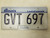 1983-1986 Illinois Land of Lincoln License Plate GVT 697