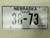 Nebraska Dealer License Plate 38-73
