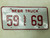 Nebraska Local Truck License Plate 59 69 (2)