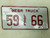 Nebraska Local Truck License Plate 59 66