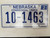 2006 Nebraska Commercial Truck License Plate 10-1463 (2)