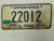 1986 Nebraska Apportioned Trailer License Plate 22012
