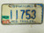 1986 Nebraska Apportioned Trailer License Plate 11753