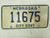 Nebraska City Government License Plate 11675