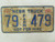 1994 Nebraska Not For Hire Farm Truck License Plate 79 479