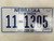 2006 Nebraska Not For Hire Farm Truck License Plate 11-1305