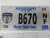 2011 Mississippi Nurses Touch Lives Flame License Plate B670