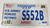Expired Mississippi U.S. Armed Forces Retired Army American Flag License Plate S552B