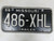 1996 Missouri Trailer License Plate 486-XHL