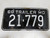 1968 Missouri Trailer License Plate 21-779