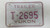 Expired Yukon Trailer License Plate T-2695