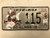 2012 ILLINOIS Land of Lincoln St. Jude Memphis to Peoria Runs 7-17-12 License Plate 115-SJK Footprints Shoeprints
