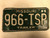 1985 MISSOURI Trailer License Plate 966-TSP