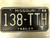 1988 MISSOURI Trailer License Plate 138-TTH