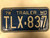 1978 MISSOURI Trailer License Plate TLX-837