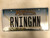 Expired MONTANA Big Sky Country License Plate RNINGMN Mountain Range