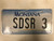  2000 MONTANA Big Sky License Plate SDSR-3 Cow Skull