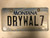 2000 (2012 Tag) MONTANA Big Sky License Plate DRYWAL7 Drywall Cow Skull