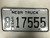 Expired NEBRASKA Hall County Commercial Truck License Plate 8-17555