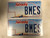 Expired NEBRASKA www . nebraska . gov License Plate BMES PAIR Covered Wagon Ox Prairie 