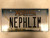 Expired MONTANA Big Sky Country License Plate NEPHLIM Mountain Range