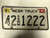2005 Tag NEBRASKA Nuckolls County Commercial Truck License Plate 42-1222 Cool #