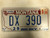 1976 (1990 Tag) MONTANA Big Sky '76 Bicentennial License Plate DX-390 Cow Skull