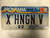 1999 Tag MONTANA Big Sky License Plate X-HNGN-V "Hanging" Cow Skull