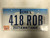 2006 Tag IOWA Pottawattamie County License Plate 418-ROB Rob Robert Bob Silo Farm City Silhouette