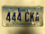 Expired IOWA Pottawattamie County License Plate 444-CKA Farm Silo City Silhouette