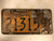 1957 Expiraton 3-31-58 PENNSYLVANIA License Plate Y3786