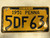 1951 Expiration 3-31-52 PENNSYLVANIA PENNA License Plate 5DF63
