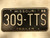 1988 MISSOURI Trailer License Plate 309-TTS