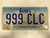 July 2007 Tag IOWA Pottawattamie County License Plate 999-CLC Farm Silo City Sihlouette