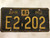 DMV Clear 1961 MISSOURI Passenger License Plate YOM Clear E2-202 MO
